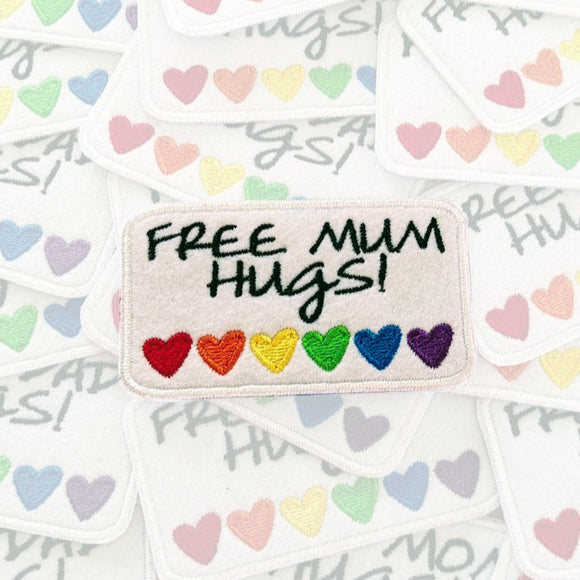Free Mum Hugs Patch