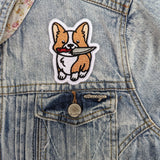 Corgi Stabby Friend Patch