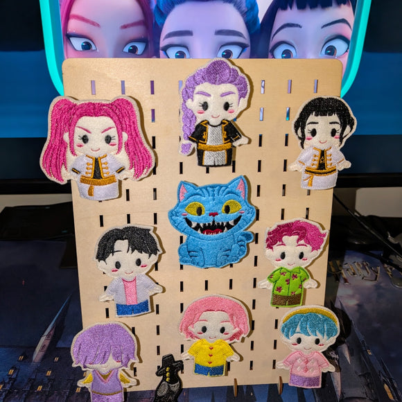 Handmade Demon Hunters Finger Puppets