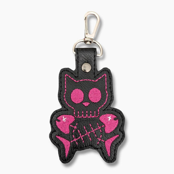 Kitty Bones Keychain