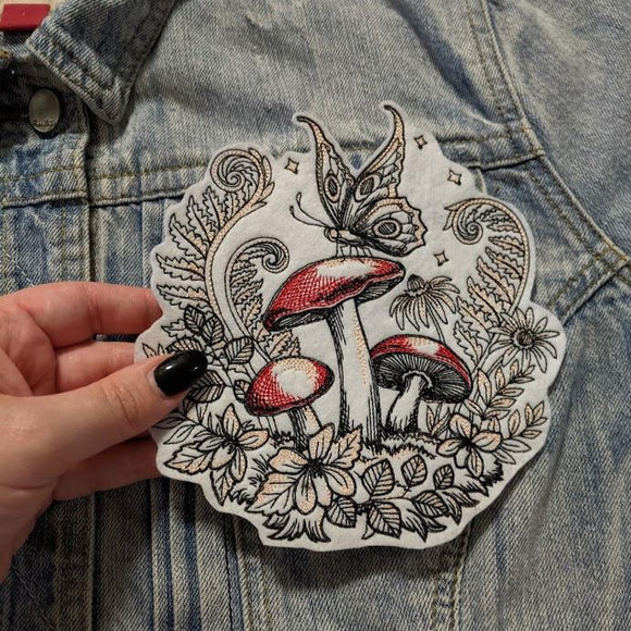 Whimsical Mushrooms Patch