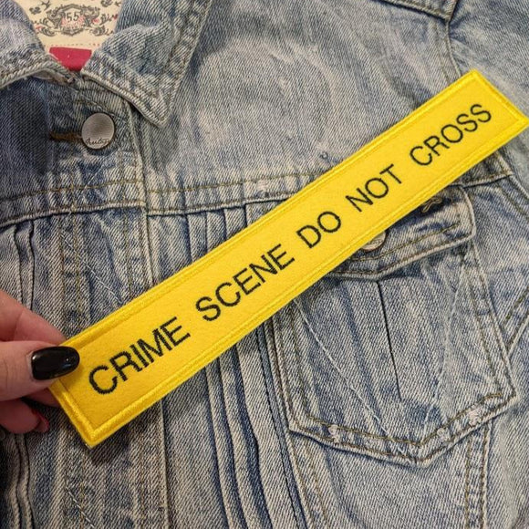 Crime Scene Tape Patch