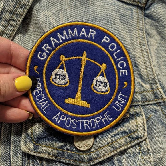 Grammar Police Patch