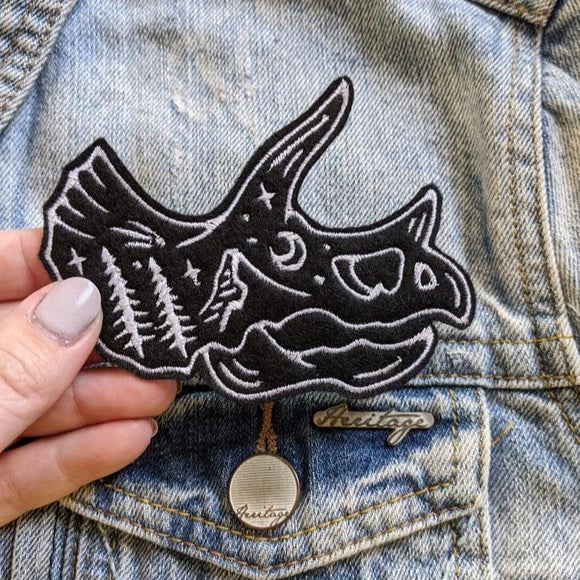 Dino Silhouette Patch