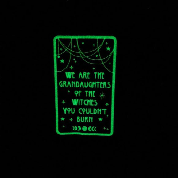 GLOW IN THE DARK Grandaughters of Witches Patch