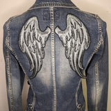 PAIR of Dark Angel Wing Patches