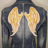 PAIR of Golden Angel Wing Patches