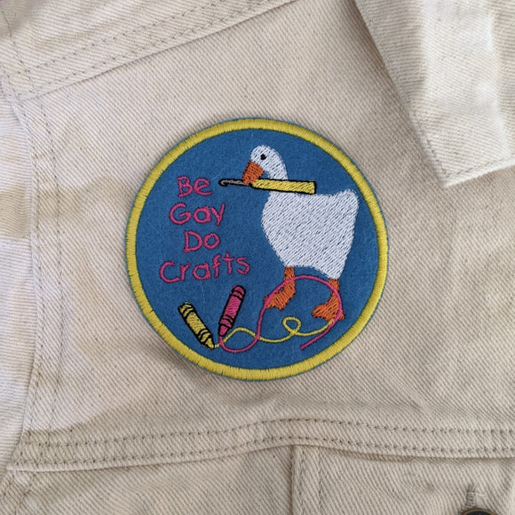 Be Gay, Do Crafts Patch