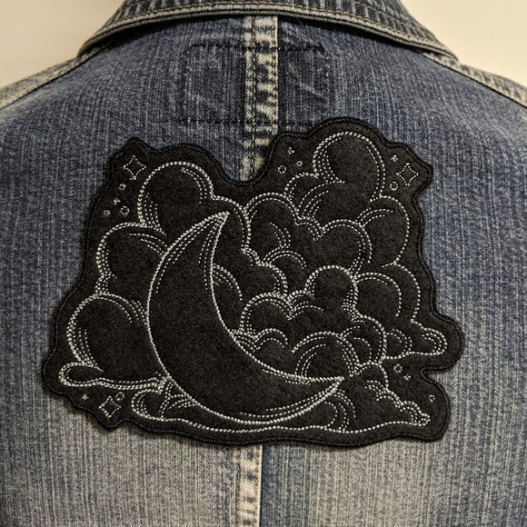 Moon Iron On Patch