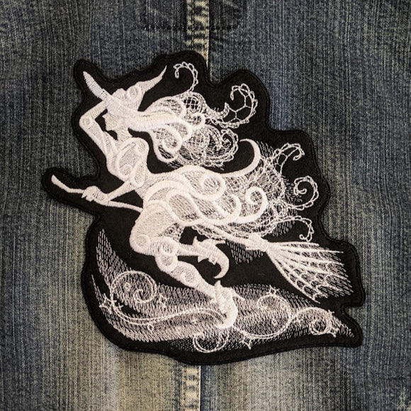 Lace Witch Iron On Patch