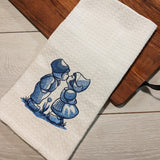 TRIPLE PACK Dutch Kisses Embroidered Tea Towel