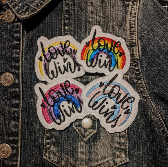 Love Wins PRIDE Patches