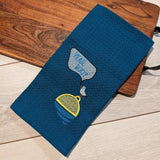 CLEARANCE Yeah Buoy Embroidered Tea Towel